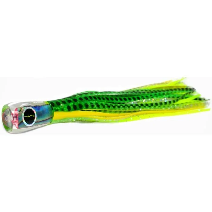 Fishing bait live strap-Black Bart Bully Micro Bait Lure - Green Dot/Green Chartreuse