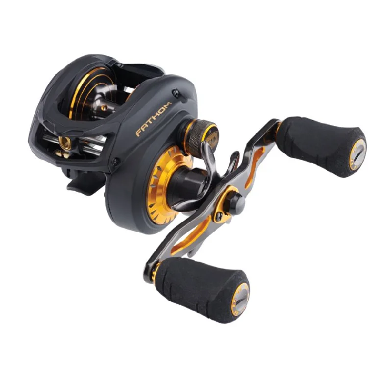 Fishing line shock absorber-New PENN® Fathom® 300LPLH Low Profile LHW Baitcasting Multiplier Reel - 1525457