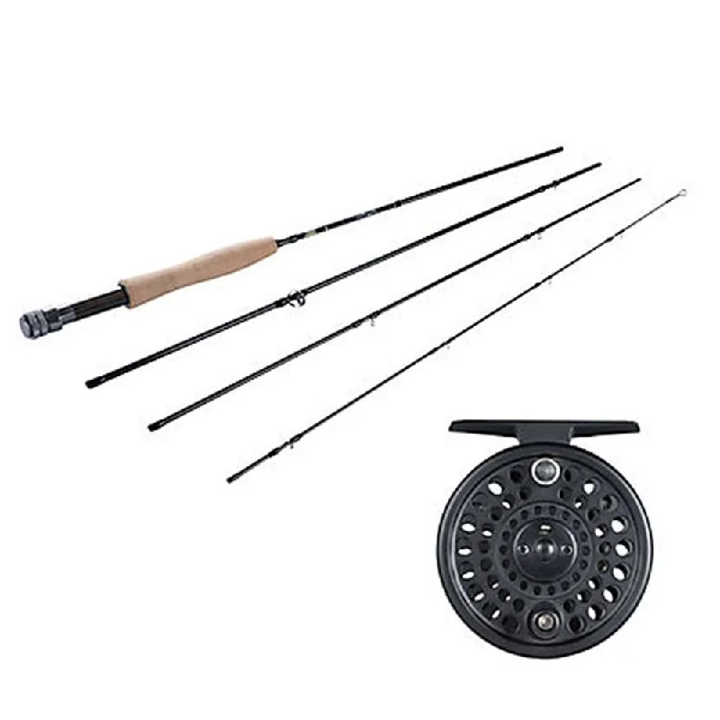 Fishing hook fine wire-Fenwick Night Hawk Fly Kit Rod And Reel Combo