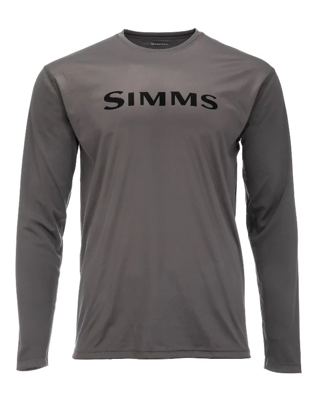 Fishing rod heavy combo-Simms Tech Tee - Steel