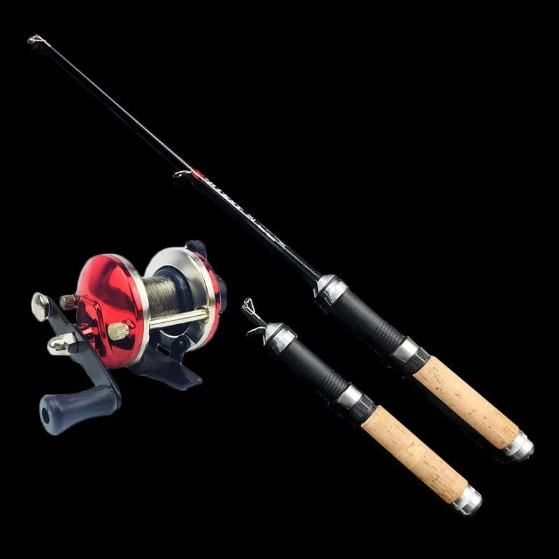 Fishing rod pier holder-Portable Mini Fishing Rod