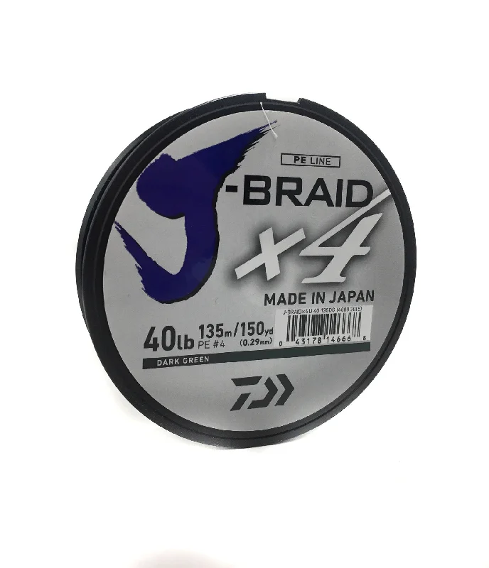 Fishing tackle multi-mount-Daiwa J Braid X4 Braided Line