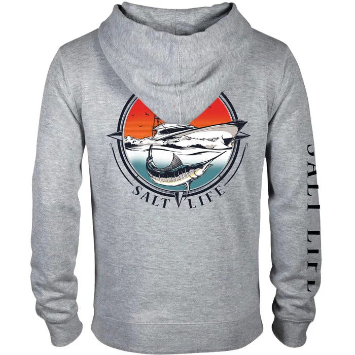 Fishing line durable spool-Salt Life Maritime Marlin Hoodie