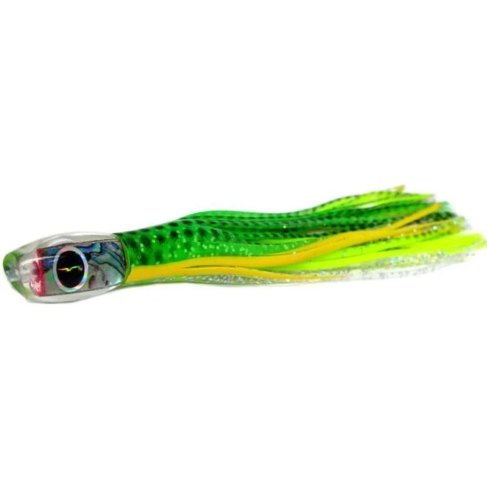 Fishing hook fine wire-Black Bart Brat Micro Bait Lure - Green Dot/Green Chartreuse