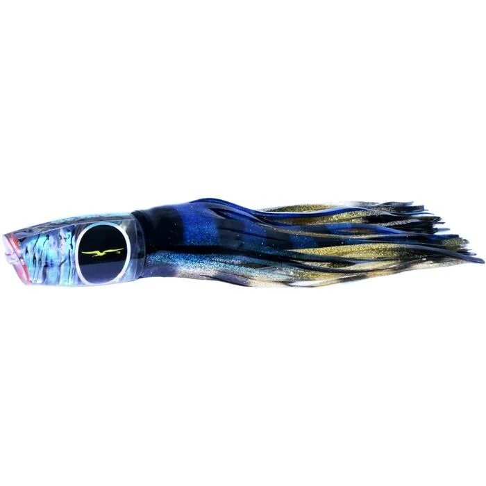 Fishing line cast enhancer-Black Bart Big Rock Plunger Medium Heavy Tackle Lure - Yellowfin/Silver Gold Black