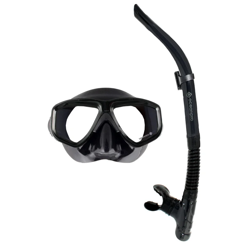 Fishing reel bait runner-Ocean Pro Eclipse V2 Mask & Snorkel Adult Sets