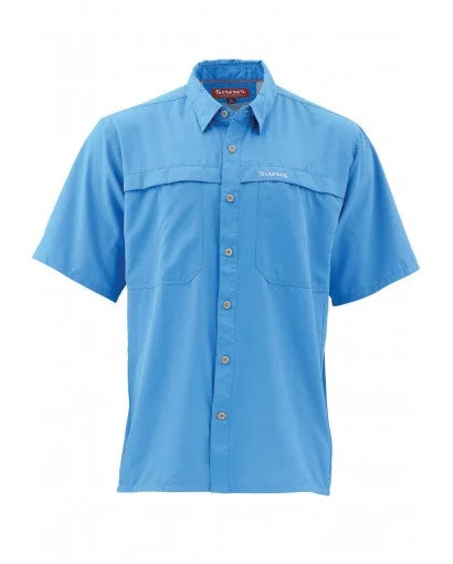 Fishing reel heavy spool-SIMMS MEN'S EBBTIDE SS SHIRT/HARBOR BLUE