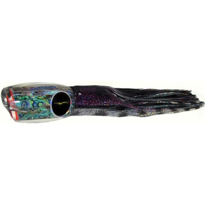 Fishing line abrasion proof-Black Bart Blue Breakfast Heavy Tackle Lure - Purple/Black Dot