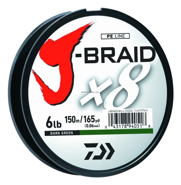 Fishing reel smooth grip-Daiwa J-Braid X8 Braided Line