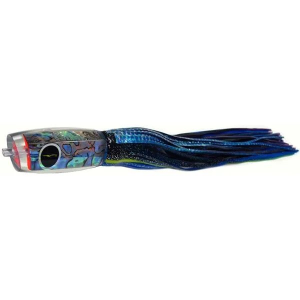 Fishing reel smooth bearing-Black Bart 1656 Angle Medium Heavy Tackle Lure - Black Blue Dot/Purple Blue Fleck