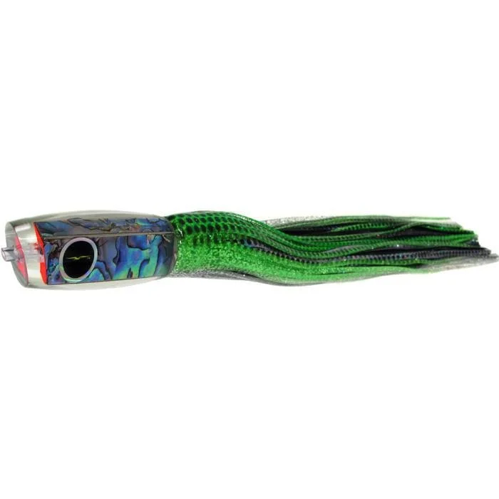 Spinning reel lightweight-Black Bart 1656 Angle Medium Heavy Tackle Lure - Green Dot/Black Dot