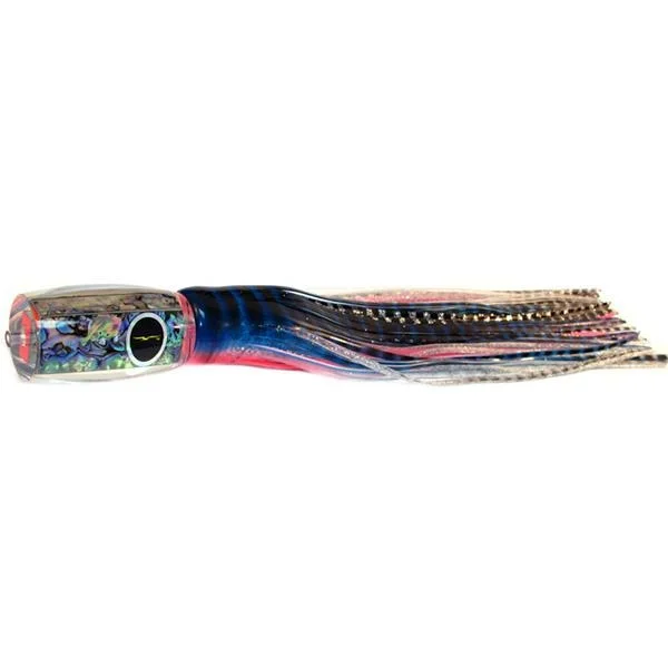 Fishing line spool grip-Black Bart 1656 Flat Nose Medium Heavy Tackle Lure - Blue Pink Tiger/Silver Tiger