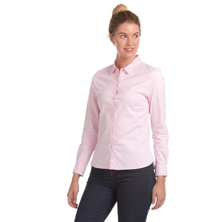 Fishing reel fast tension-Barbour Ladies Pearson Shirt - Pale Pink