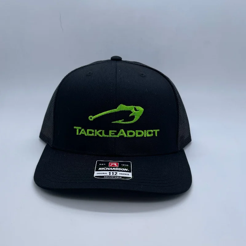 Black/Black/Lime Green Logo