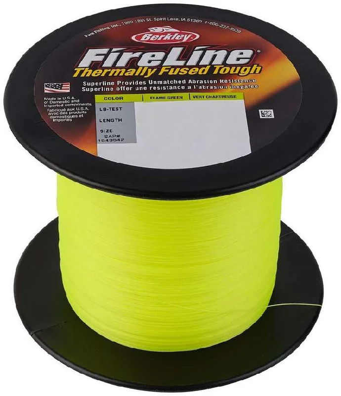 Fishing tackle utility box-Berkley FireLine Fused Superline - Flame Green - 6lb - 1500yd