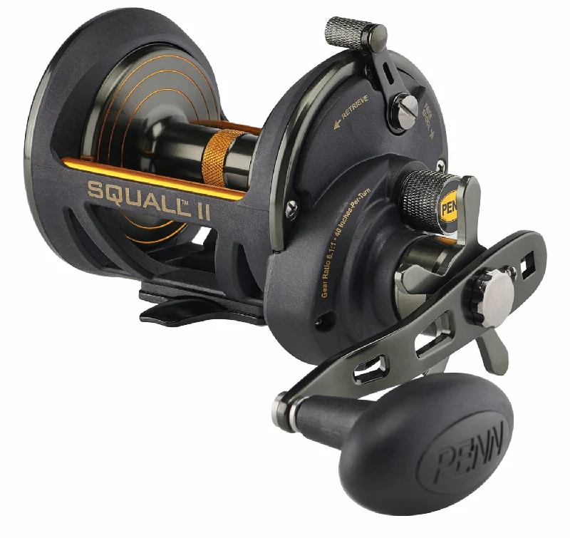 Fishing tackle rigid pouch-Penn Squall II Star Drag Reel - SQLII40SD