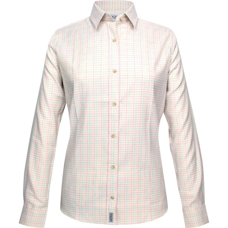 Fishing rod pier combo-Jack Pyke Ladies Countryman Shirt - Country Check Pink