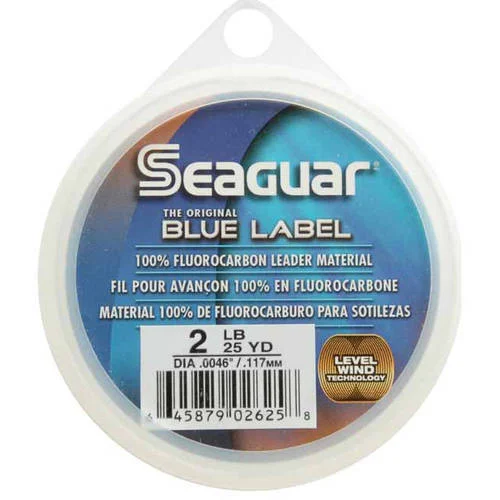 Fishing hook durable line-02FC25 Red Label Saltwater Fluorocarbon Leader- 2 Lb Tested