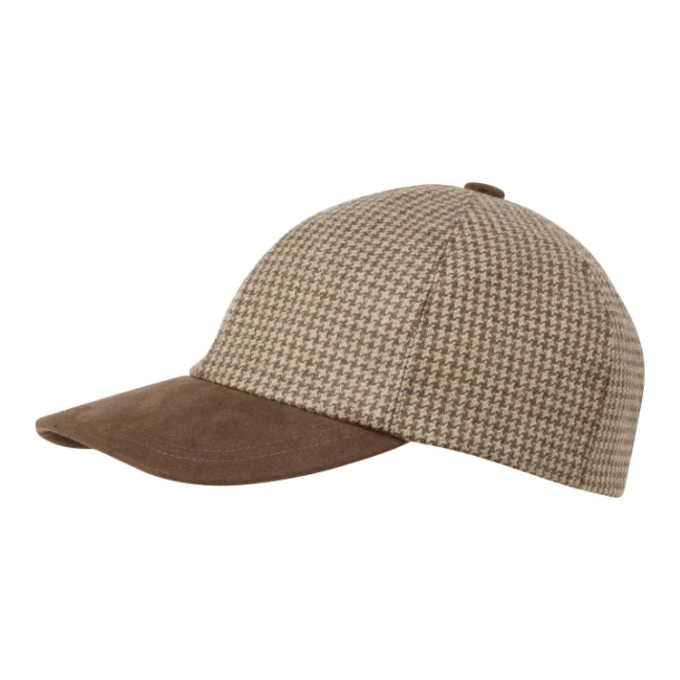 Fishing reel durable drag-Schoffel Barnsdale Baseball Cap - Houndstooth Tweed