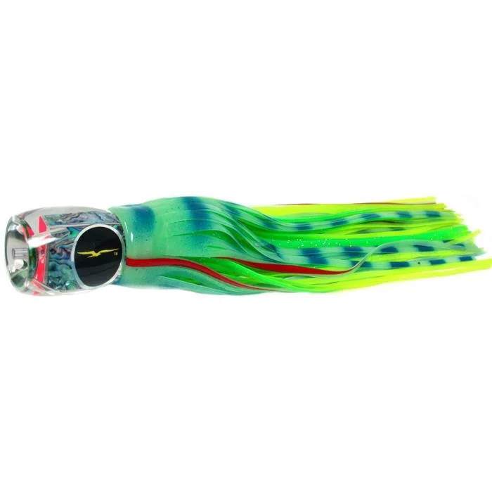 Fishing line cast stability-Black Bart Abaco Prowler Heavy Tackle Lure - Glow/Green Chartreuse