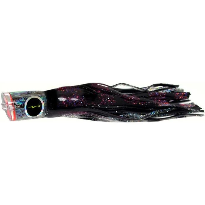 Fishing line thin tension-Black Bart Bad Guy Medium Tackle Lure - Purple/Black Dot