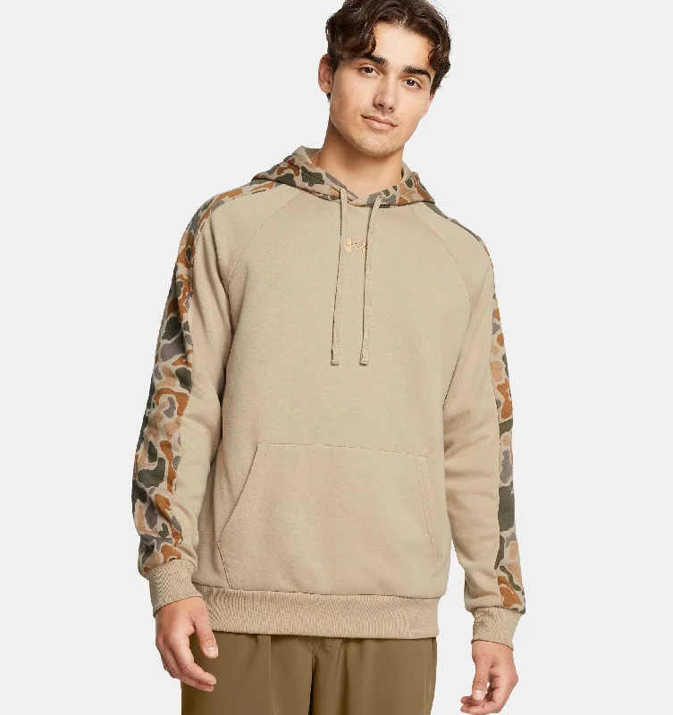 Fishing line cast steady-Men's Under Armour Rival Fleece Camo Blocked Hoodie