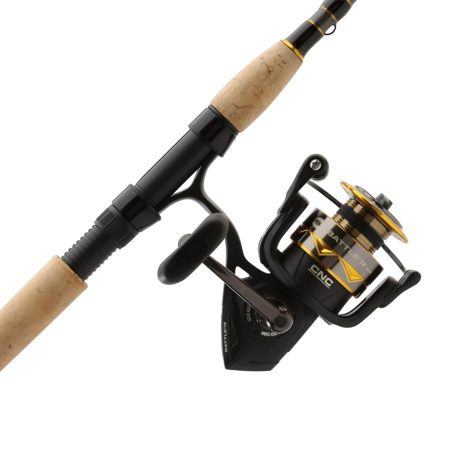 Fishing tackle side rack-Penn Battle IV Spinning Combo