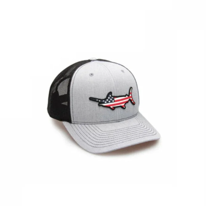 Fishing reel smooth grip-Fathom - Stars & Bars Hat