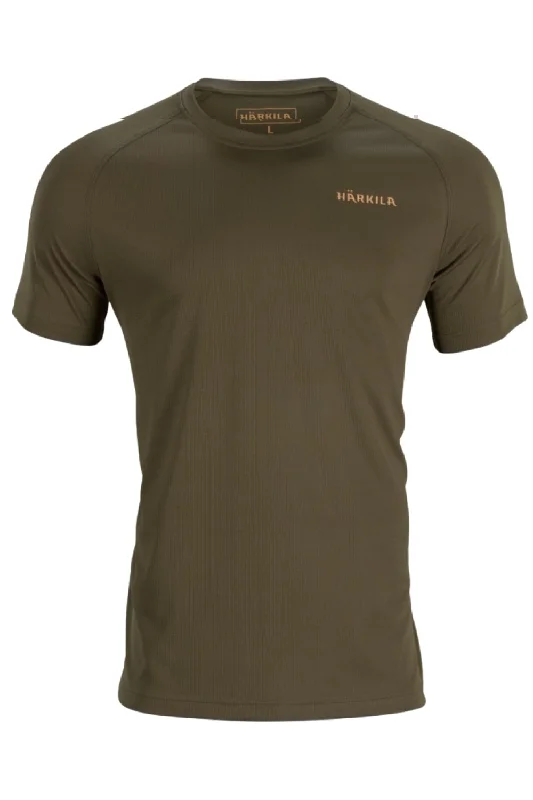 Fishing tackle rigid case-Harkila Trail Short Sleeve T-Shirt