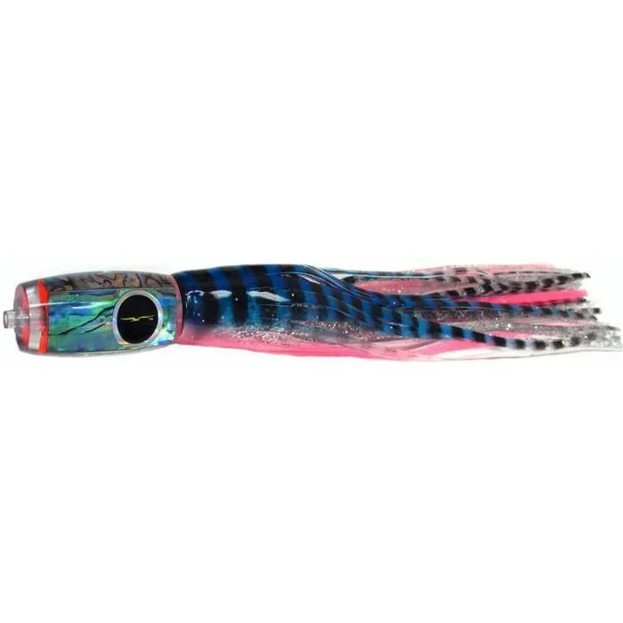 Fishing bait scent bag-Black Bart Mini 1656 Flat Nose Medium Tackle Lure - Blue Pink Tiger/Silver Tiger