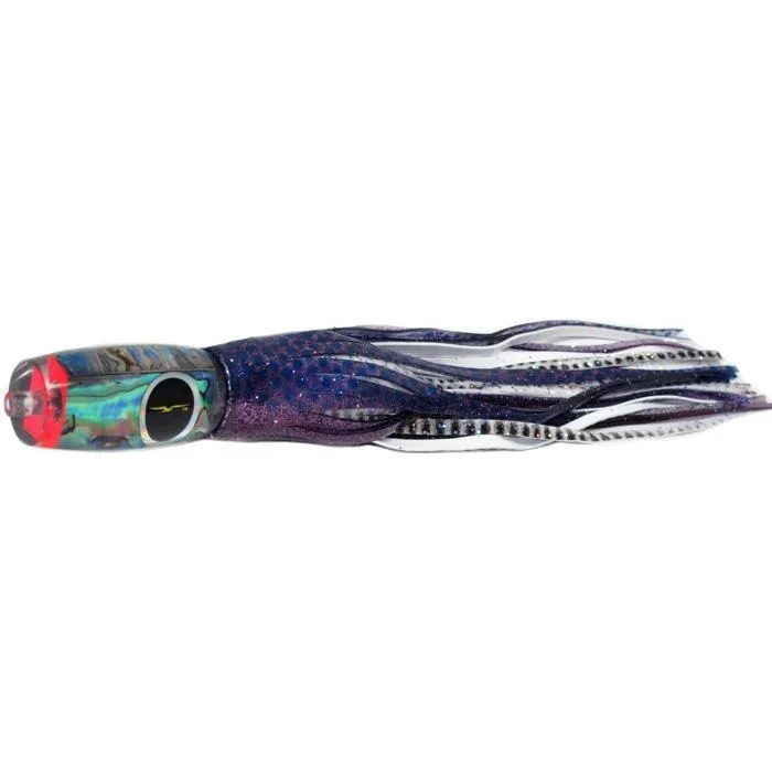 Fishing rod shore mount-Black Bart Mini 1656 Flat Nose Medium Tackle Lure - Purple Blue Dot/White Black Dot