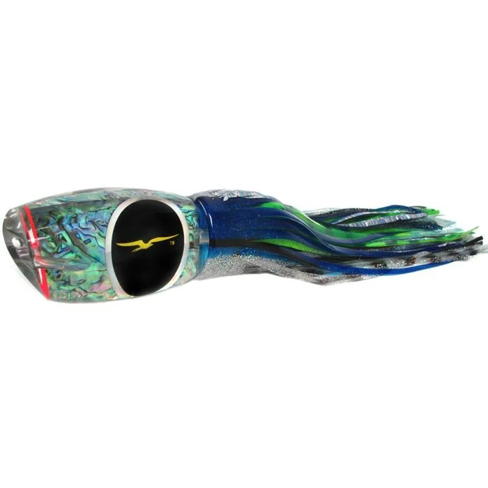 Fishing bait scent mount-Black Bart Breakfast Teaser - Blue Yellow/Green Chartreuse