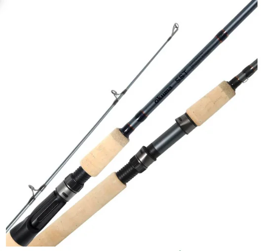 Fishing rod ice holder-Okuma SST 8' 6" Medium Light-Action Spinning Rod and Okuma Avenger AV-3000 Spinning Combo