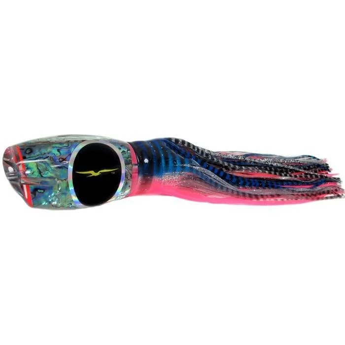 Fishing rod ice strap-Black Bart Breakfast Teaser - Blue Pink Tiger/Silver Tiger