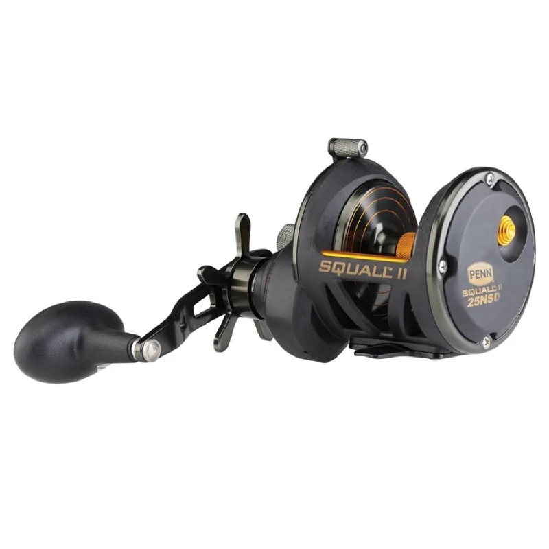 Fishing line durable control-Penn Squall II 25NSD Star Drag Conventional Reel