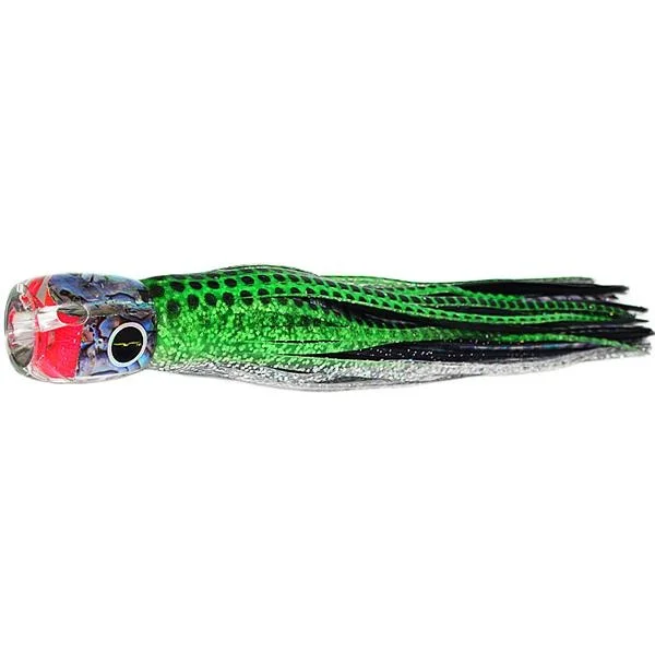 Fishing hook quick shank-Black Bart Cabo Prowler Light Tackle Lure - Green Dot/Black Dot