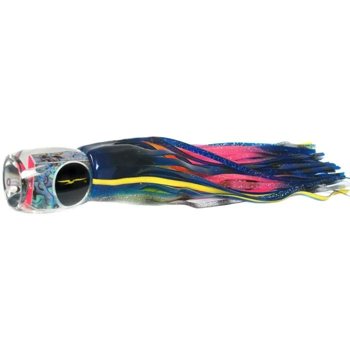 Fishing hook glow shank-Black Bart Abaco Prowler Heavy Tackle Lure - Blue Yellow/Rainbow