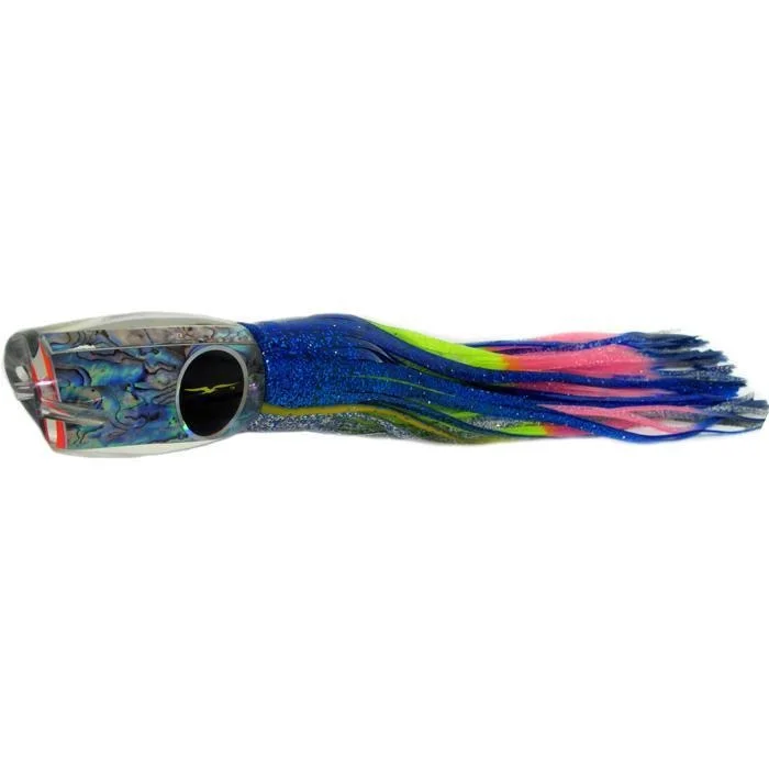 Fishing rod pier holder-Black Bart Blue Breakfast Heavy Tackle Lure - Blue Yellow/Rainbow