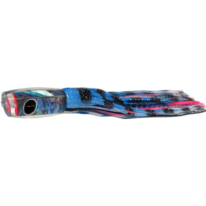 Fishing rod quick mount-Black Bart 1656 Angle Medium Heavy Tackle Lure - Oceanic Blue/Blue Pink Tiger