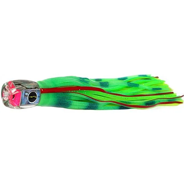 Fishing reel lightweight reach-Black Bart Cabo Prowler Light Tackle Lure - Glow/Green Chartreuse Dot