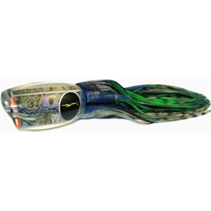 Fishing line shock absorber-Black Bart Blue Breakfast Heavy Tackle Lure - Blue Yellow/Green Chartreuse