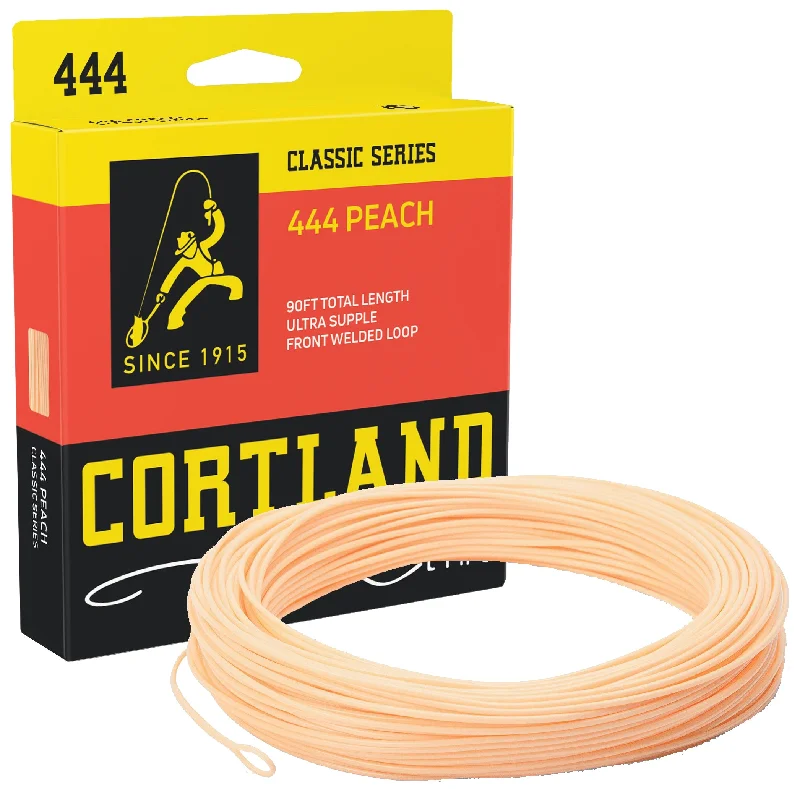 Fishing reel low hold-Cortland Classic 444 Peach Weight Forward Floating Fly Lines