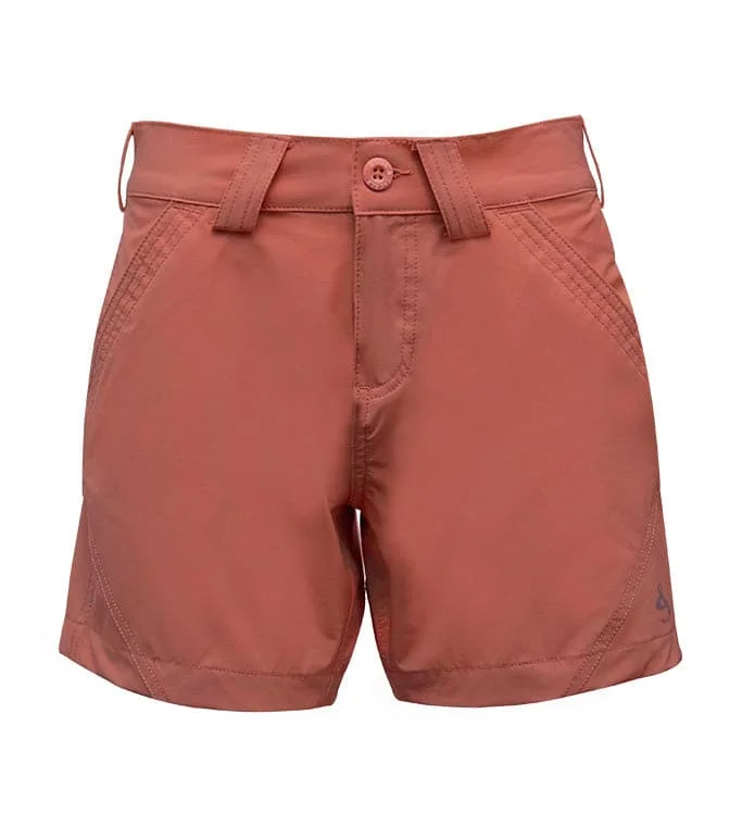 Fishing rod lightweight mount-Women's Coastland 4-Way Stretch Short - NE Red