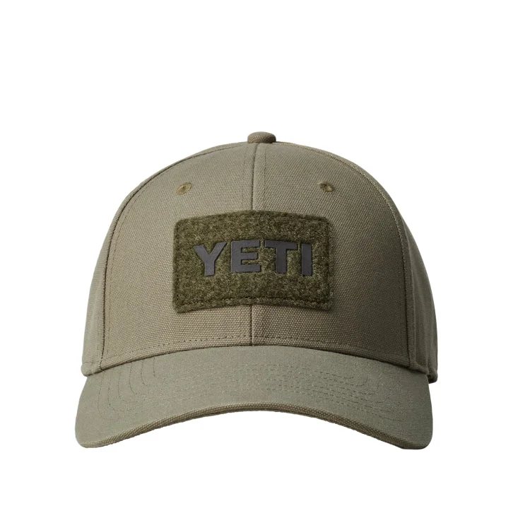 Fishing bait storage rack-Yeti Logo Velcro Badge Trucker Cap - Highlands Olive