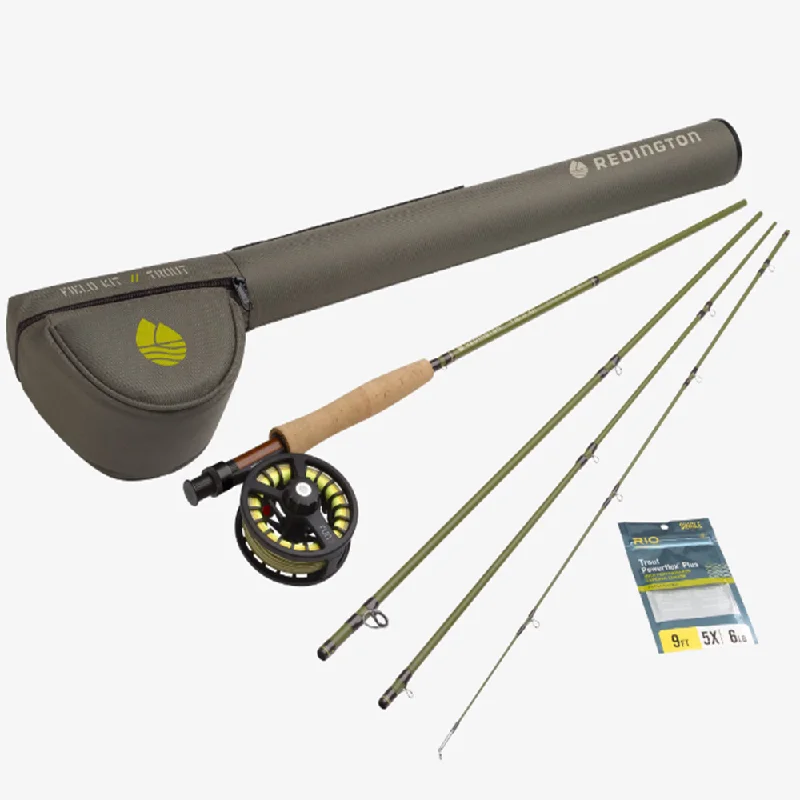 Fishing reel smooth spool-Redington Field Kit Rod And Reel Combo