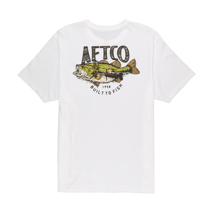 Fishing tackle side rack-Aftco Wild Catch Short Sleeve