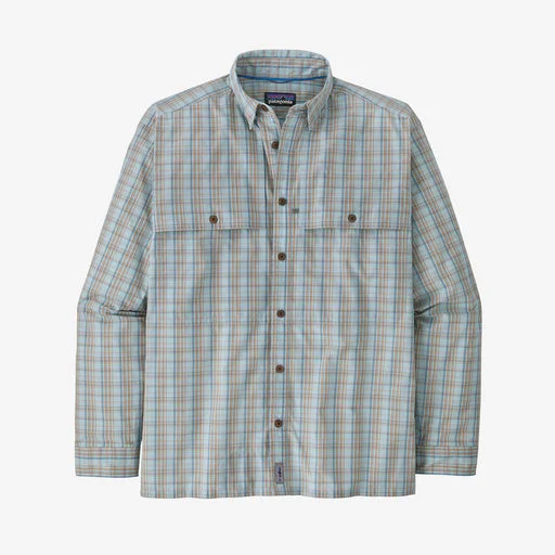 Fishing reel balanced power-Patagonia Men's Long-Sleeved Island Hopper Shirt