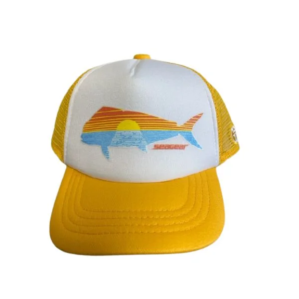 Fishing tackle padded bag-Sea Gear Kids Hat - Mahi Sunset