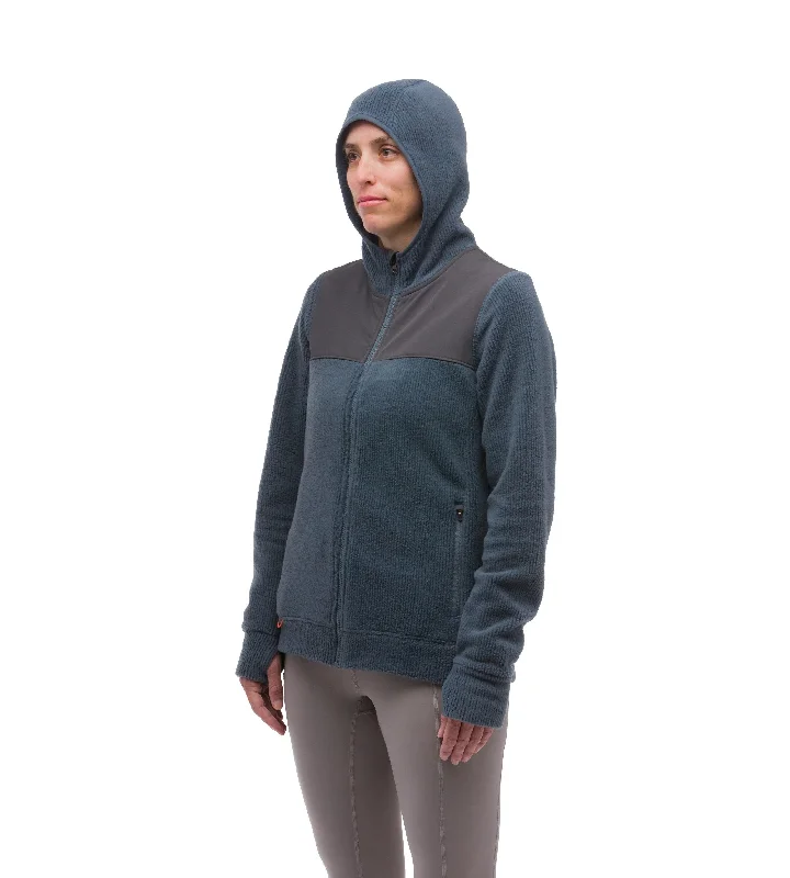 Fishing bait live trap-Grundens Women's Bering Fleece Full-Zip Hoodie