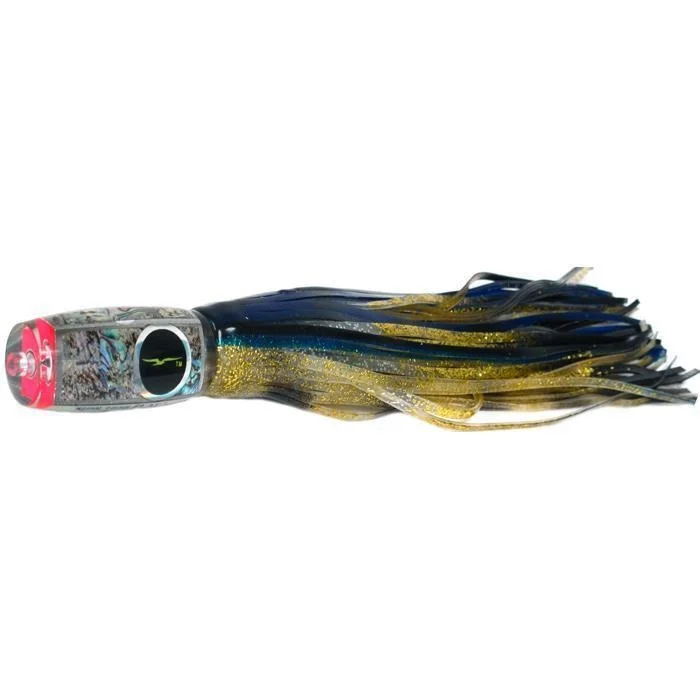 Fishing rod telescopic holder-Black Bart Mini 1656 Flat Nose Medium Tackle Lure - Yellowfin/Silver Gold Black